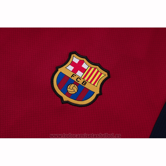 Chandal del Barcelona Manga Corta 2026-2027 Rojo - Pantalon Corto